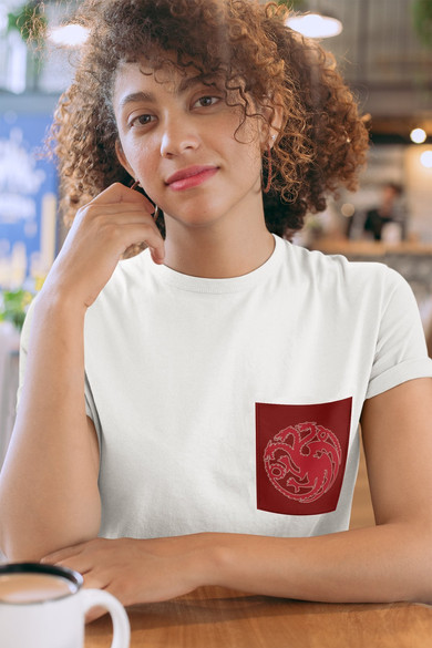 Koszulka z kieszonką GRA O TRON TARGARYEN