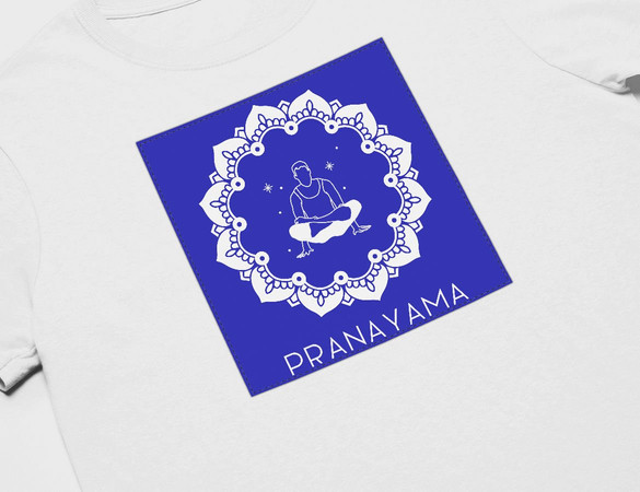 Koszulka z naszywką Pranayama