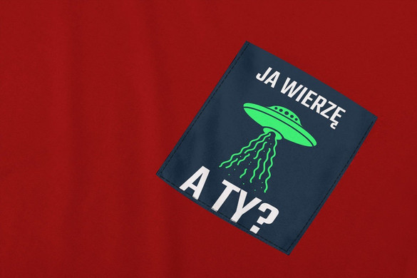 Koszulka z kieszonką UFO