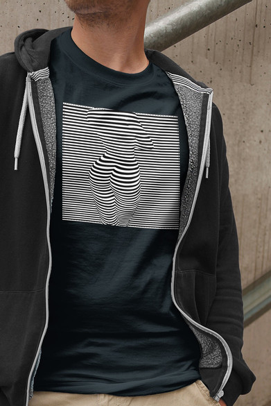 Koszulka z naszywką Psychodelic Woman