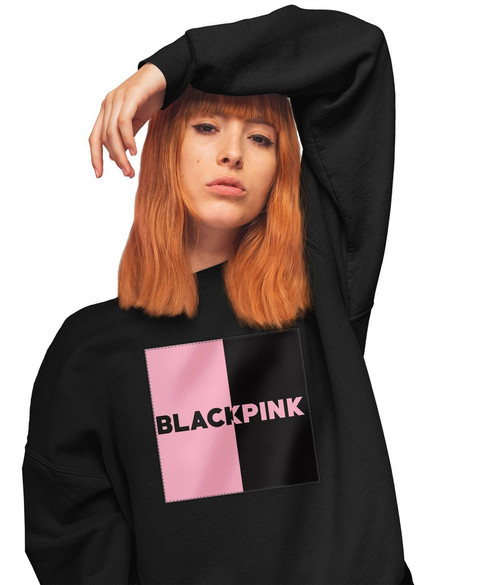 Bluza z naszywką BLACKPINK logo