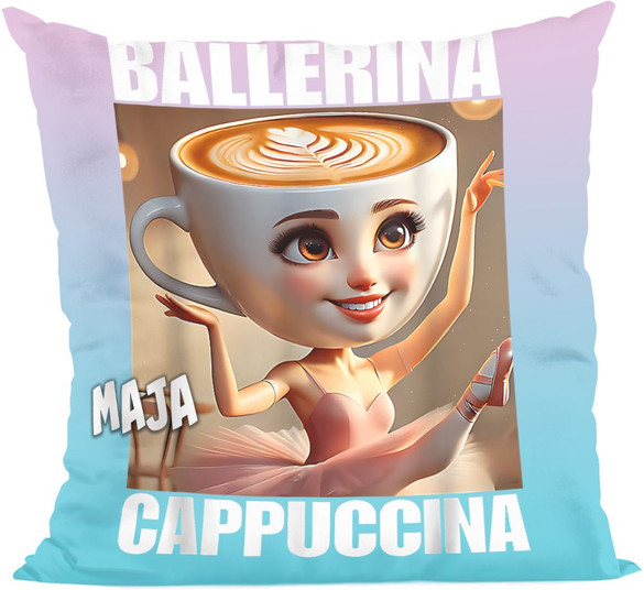 Poduszka Italian Brainrot Ballerina Cappucina włoski brainrot