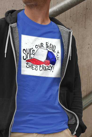 Koszulka z naszywką Stranger Things Cap