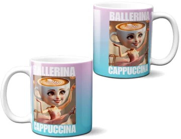 Kubek Italian Brainrot Ballerina Cappucina włoski brainrot