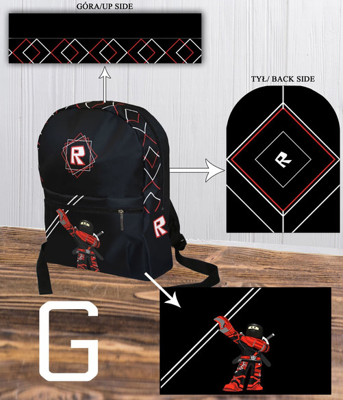 Plecak Szkolny Roblox Wzory! FullPrint!