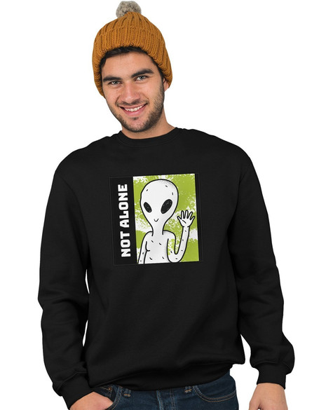 Bluza z naszywką Not alone