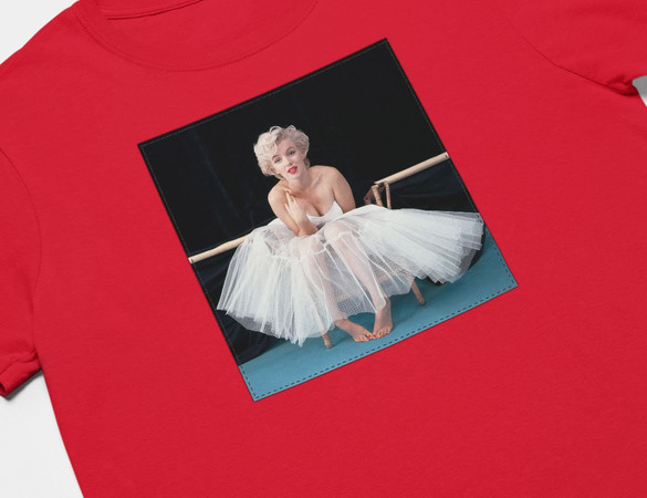 Koszulka z naszywką Marilyn Monroe 01