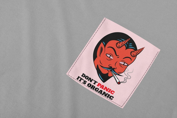 Koszulka z kieszonką DONT PANIC IT'S ORGANIC