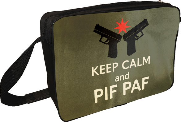 Torba na ramię dla strzelca Keep Calm And Pif Paf