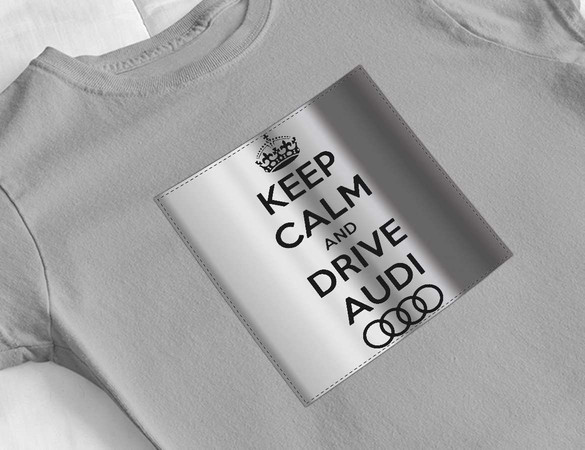 Bluzka damska z naszywką Audi Keep Calm