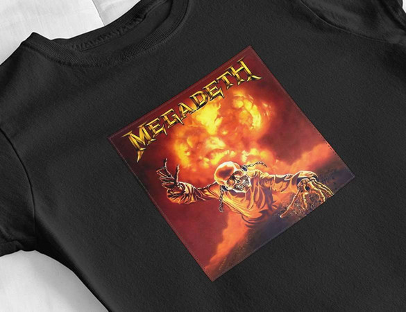 Bluzka damska z naszywką Megadeth 