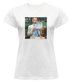 Bluzka damska z naszywką Forrest G. first scene