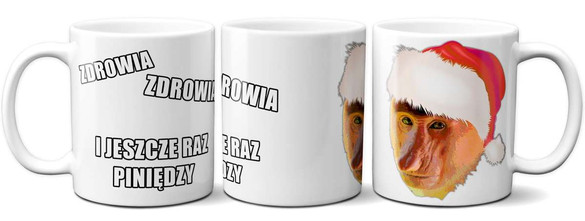 Kubek NOSACZ ZDROWIA I JESZCZE .. na Prezent +imię