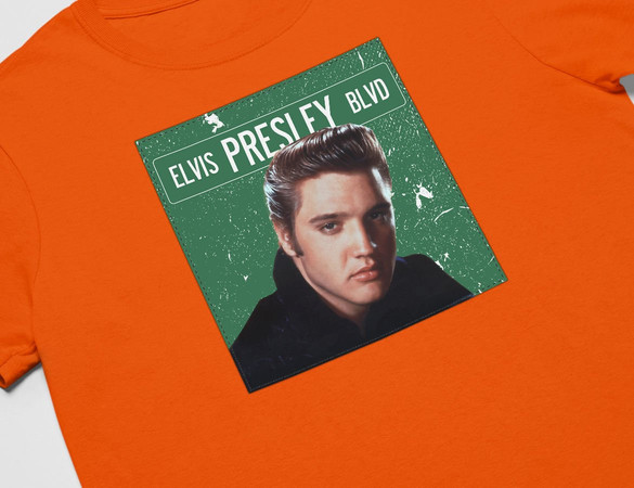 Koszulka z naszywką Elvis Presley 03