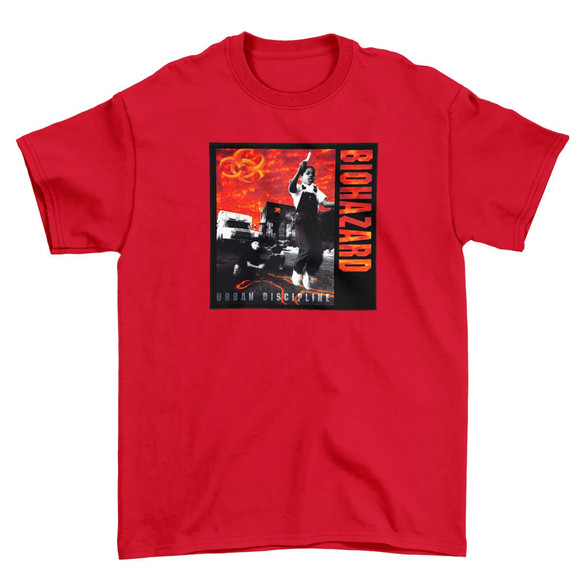 Koszulka z naszywką Biohazard 01