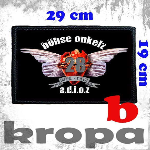 Naszywka duża na ubranie BOHSE ONKELZ
