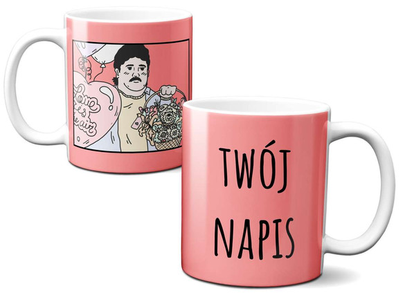 Kubek na Walentynki DODAJ NAPIS!