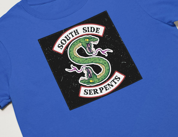 Koszulka z naszywką Riverdale Serpentes