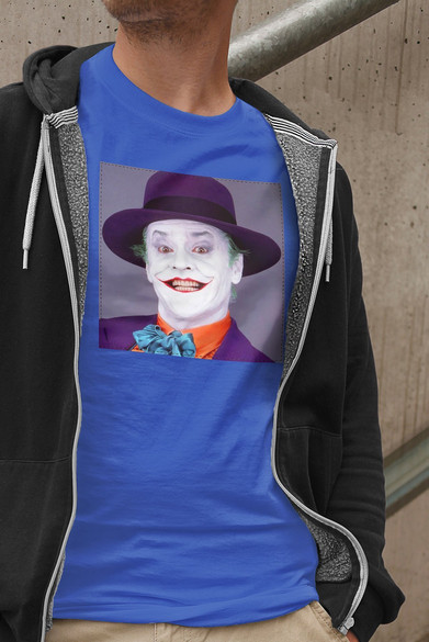 Koszulka z naszywką Joker Jack Nicholson 02