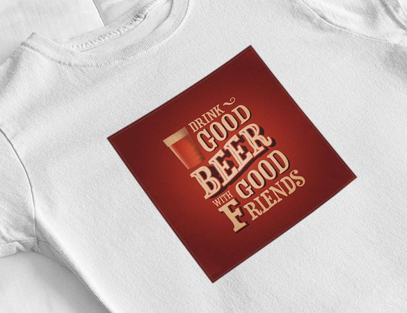 Bluzka damska z naszywką Drink Good Beer...