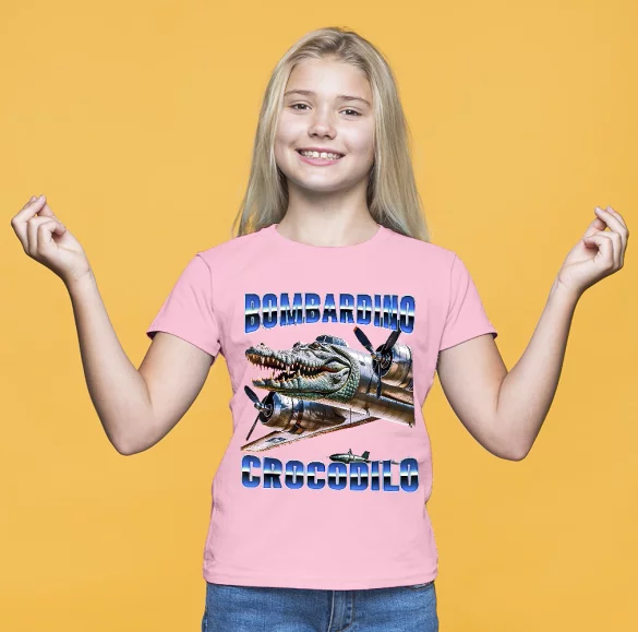 Koszulka Italian Brainrot Bombardino Crocodilo