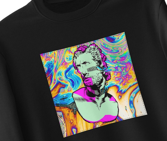 Bluza z naszywką Psychodelic 04