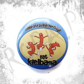 Przypinka CELEBRATE POLISH HERITAGE - EAT KIELBASA