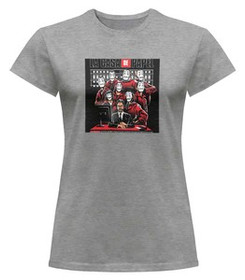 Bluzka damska z naszywką Dom z papieru 02