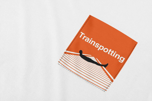 Koszulka z kieszonką TRAINSPOTTING 