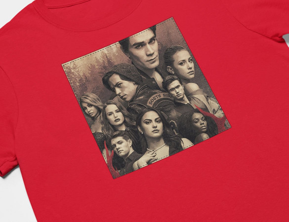 Koszulka z naszywką Riverdale squad