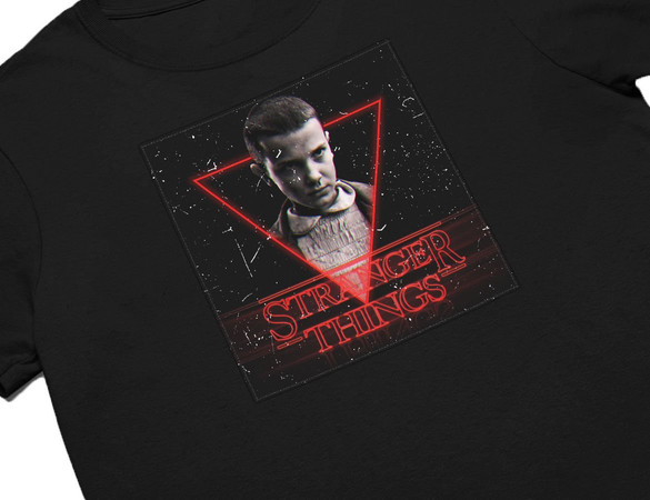 Koszulka z naszywką Stranger Things Eleven
