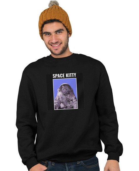 Bluza z naszywką Space kitty