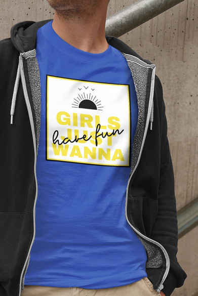 Koszulka z naszywką Girls just wanna …