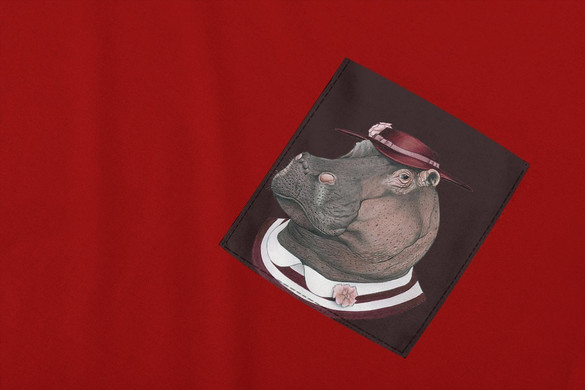 Koszulka z kieszonką HIPPO GENTLEMAN 