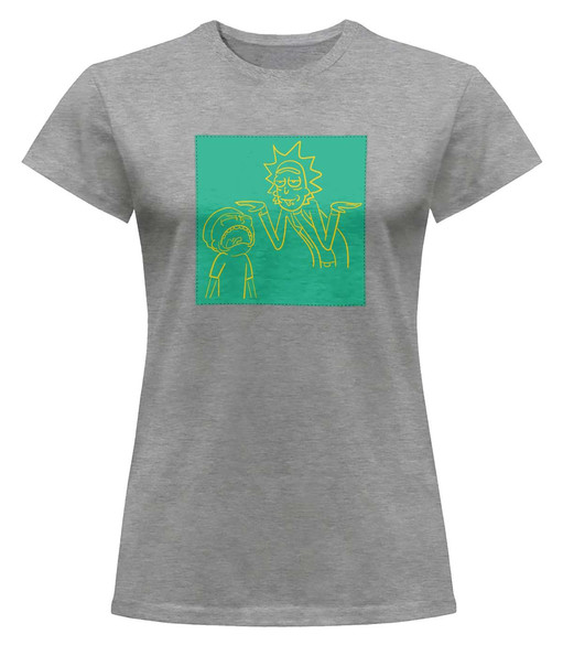 Bluzka damska z naszywką Rick and Morty 06