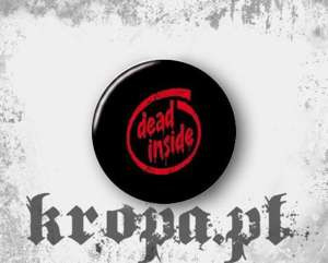 Przypinka DEAD INSIDE