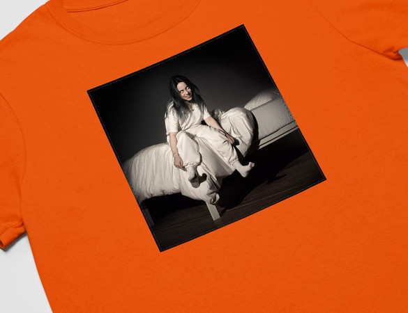 Koszulka z naszywką Billie Eilish 01