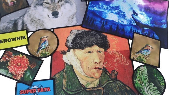 Naszywka Z WŁASNYM NADRUKIEM 25 x 25 cm