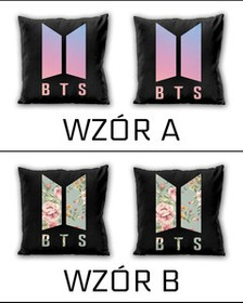 Poduszka BTS DUŻO WZORÓW 40x40 DWUSTRONNA