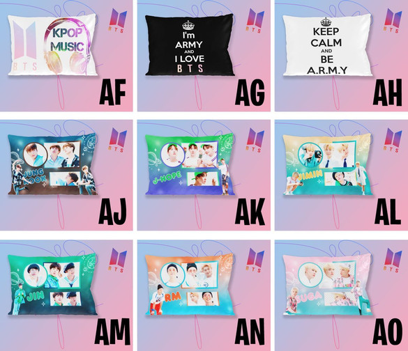 BTS Poduszka + Kubek + Imię Gratis ZESTAW PREZENT