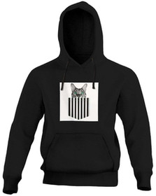 Bluza z naszywką Cat pocket