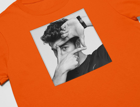 Koszulka z naszywką Shawn Mendes 05