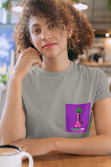 Koszulka z kieszonką CANNABE YOUR VALENTINE