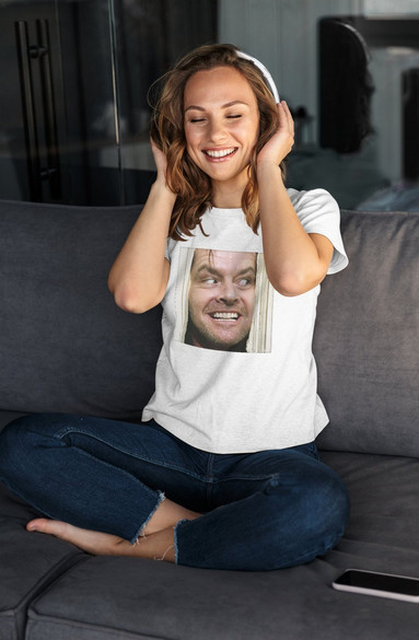 Bluzka damska z naszywką Lśnienie Nicholson Door