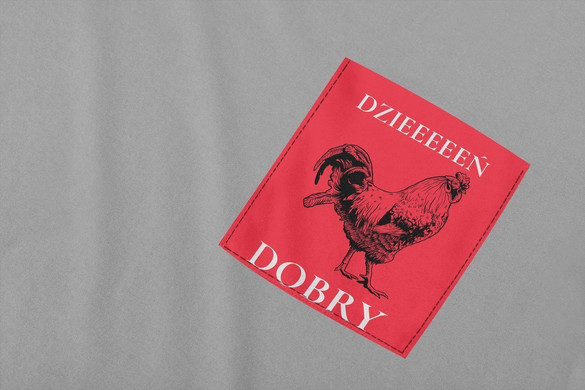 Koszulka z kieszonką DZIEŃ DOBRY...
