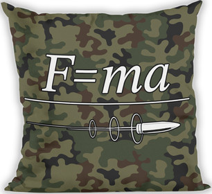 Poduszka dla strzelca F= ma 40x40cm