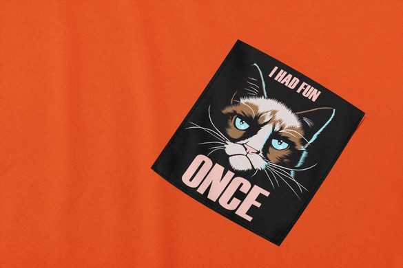 Koszulka z kieszonką GRUMPY CAT