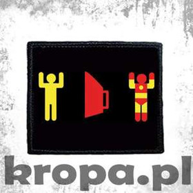 Naszywka MAN + IRON = IRONMAN 02
