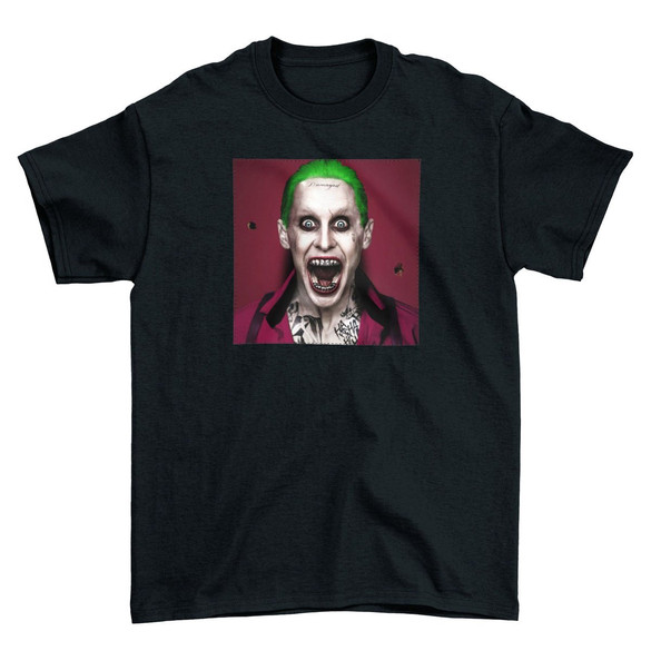 Koszulka z naszywką Joker Jared Leto Scream