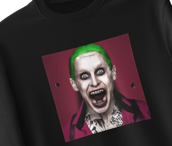Bluza z naszywką Joker Jared Leto Scream